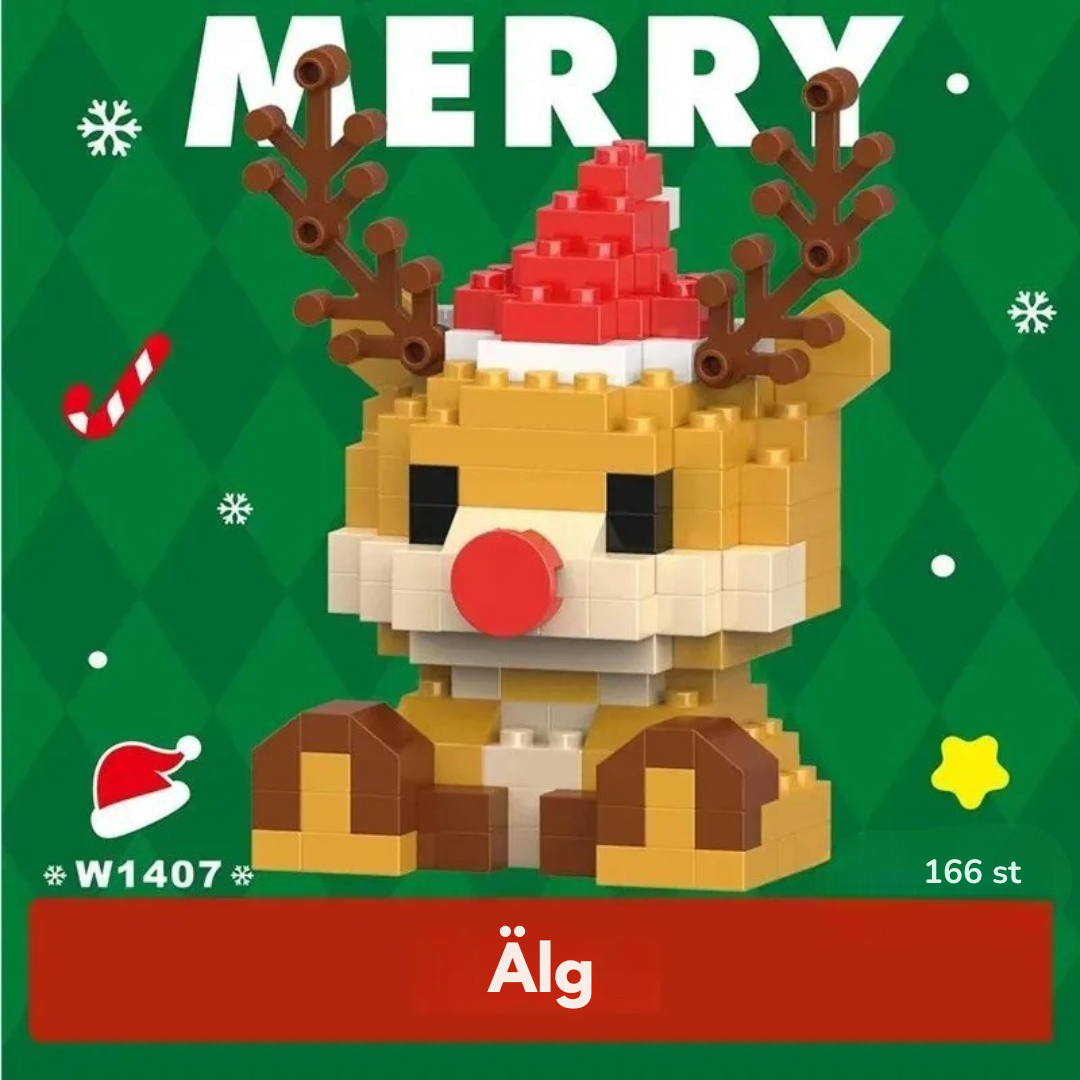 Tomtens Byggklossar™ – 12 kreativa julfigurer för hela familjen. En stor succé förra året – ännu större i år