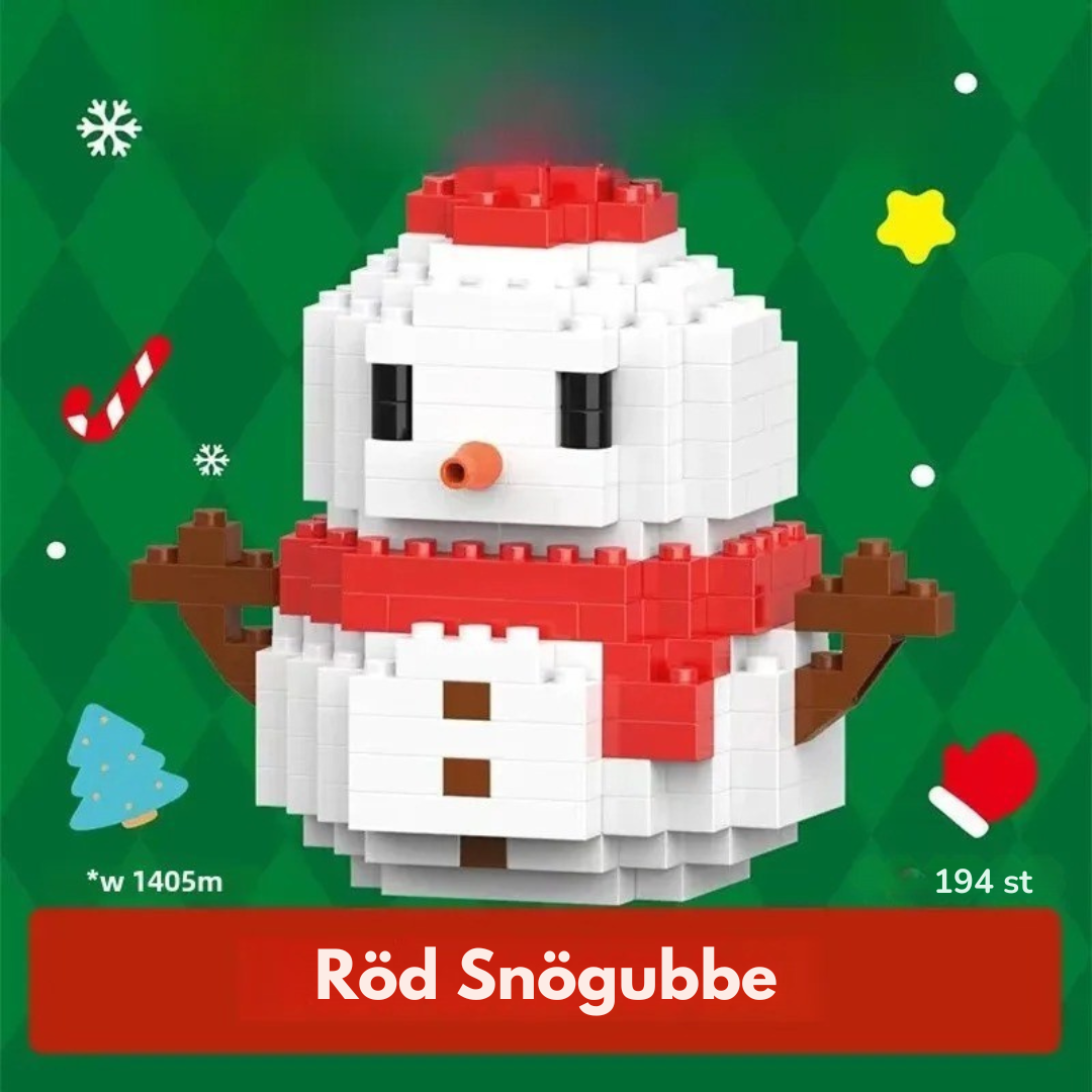 Tomtens Byggklossar™ – 12 kreativa julfigurer för hela familjen. En stor succé förra året – ännu större i år