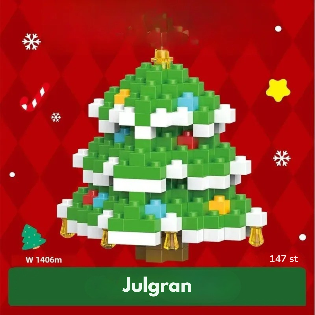 Tomtens Byggklossar™ – 12 kreativa julfigurer för hela familjen. En stor succé förra året – ännu större i år