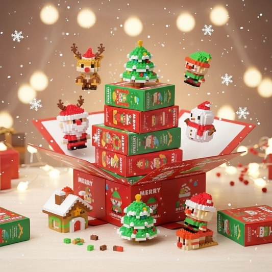 Tomtens Byggklossar™ – 12 kreativa julfigurer för hela familjen. En stor succé förra året – ännu större i år